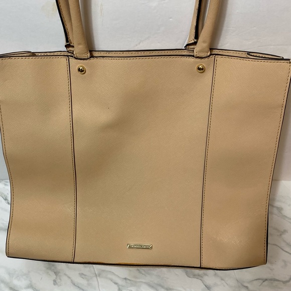 Rebecca Minkoff cream tan tote bag - Picture 8 of 16